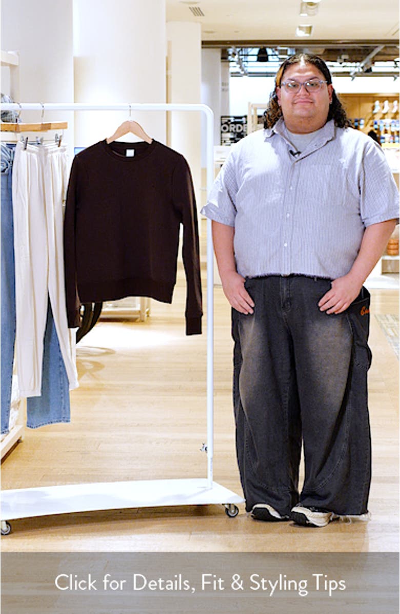 Icon Crewneck Sweatshirt, sales video thumbnail