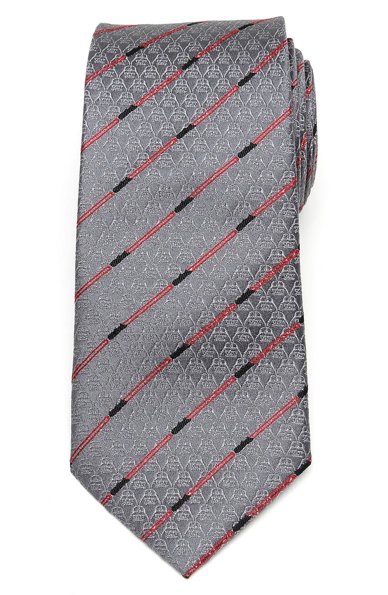Cufflinks, Inc. Star Wars<sup>™</sup> - Darth Vader Lightsaber Silk Tie, Main, color, Gray