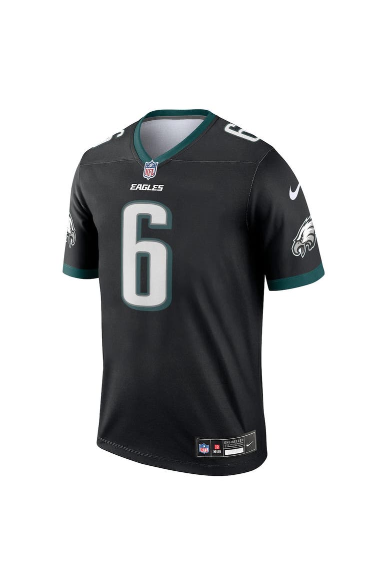 Men's Nike DeVonta Smith Black Philadelphia Eagles Alternate Legend Player Performance Top, Alternate, color, Black