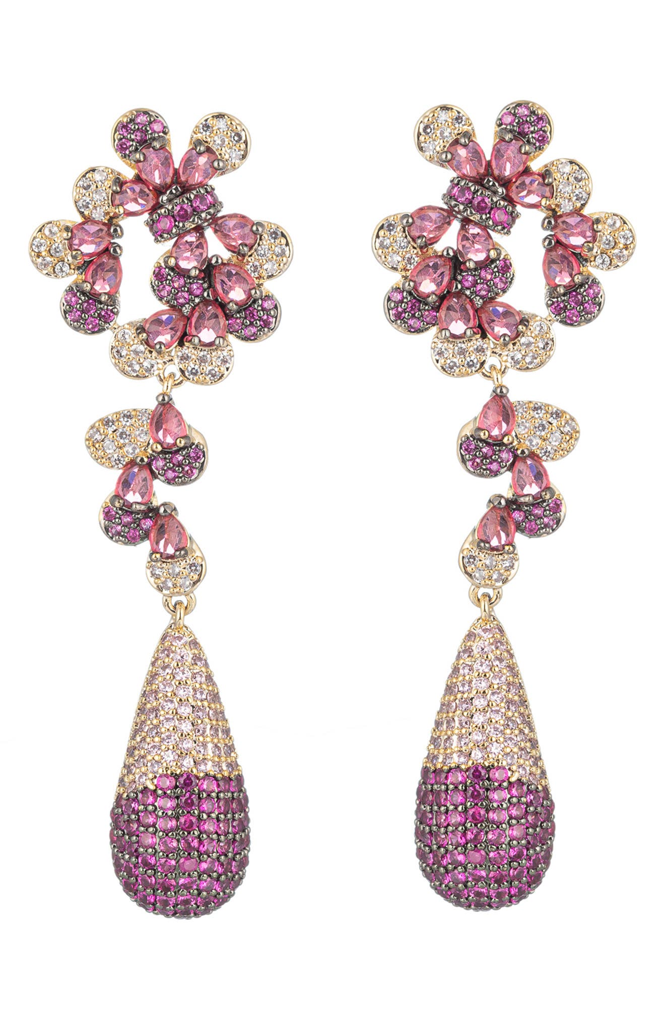 Lo Lo Cubic Zirconia Drop Earrings