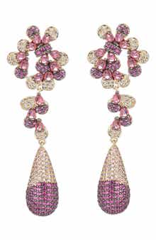 Lo Lo Cubic Zirconia Drop Earrings