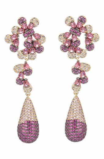 Lo Lo Cubic Zirconia Drop Earrings