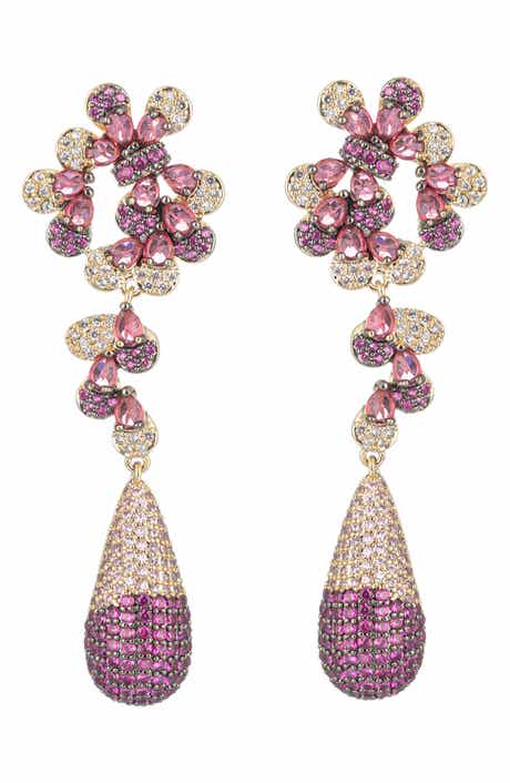 Lo Lo Cubic Zirconia Drop Earrings