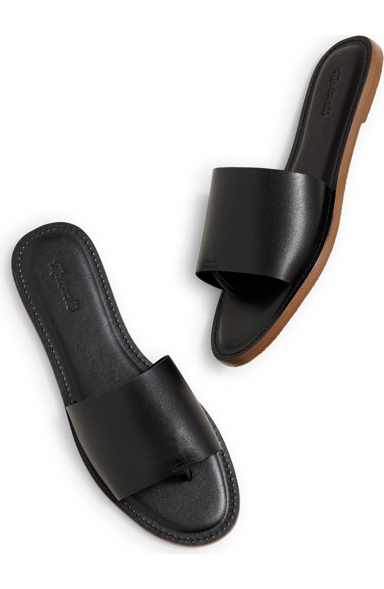 Madewell The Boardwalk Post Slide Sandal, Alternate, color,