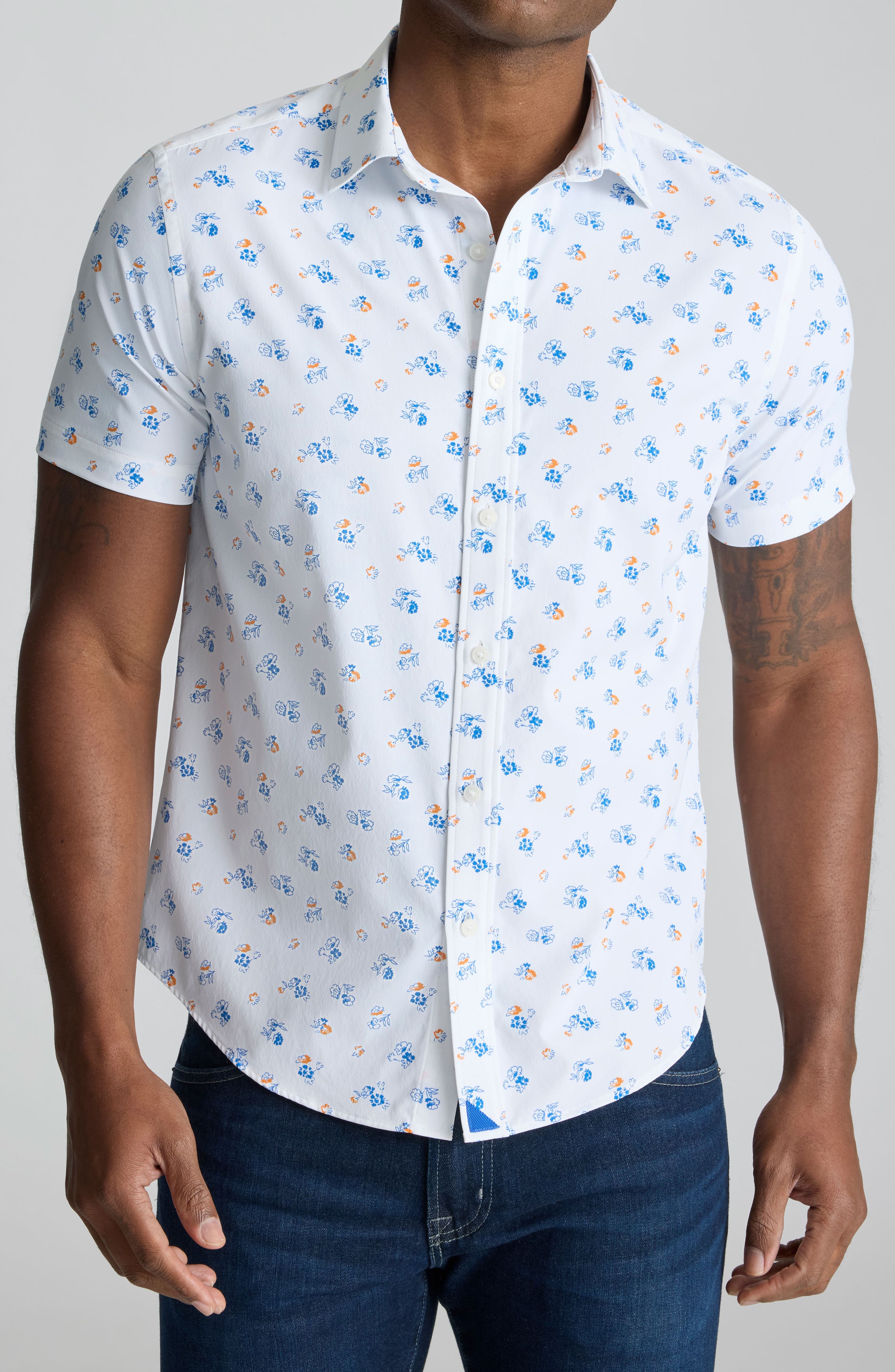 selected WHITE BLUE