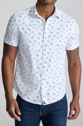 UNTUCKit Opal Floral Short Sleeve Performance Button-Up Shirt