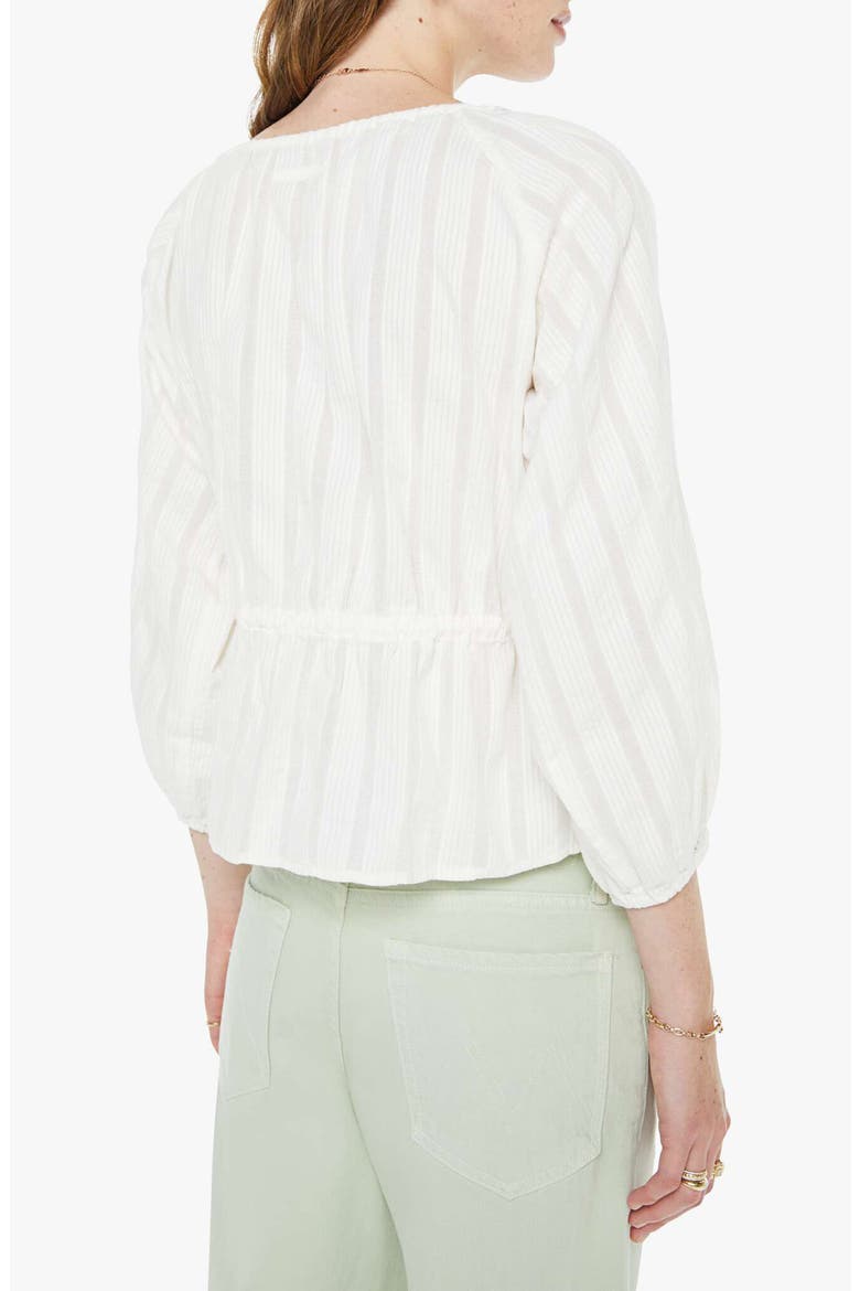 The Love Child Split Neck Top, Alternate, color, WHITE