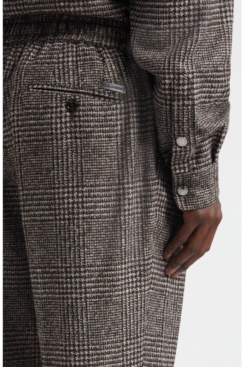 Glen Plaid Wool & Alpaca Blend Pants, Alternate, color, QUADRI-CHECK-TARTAN