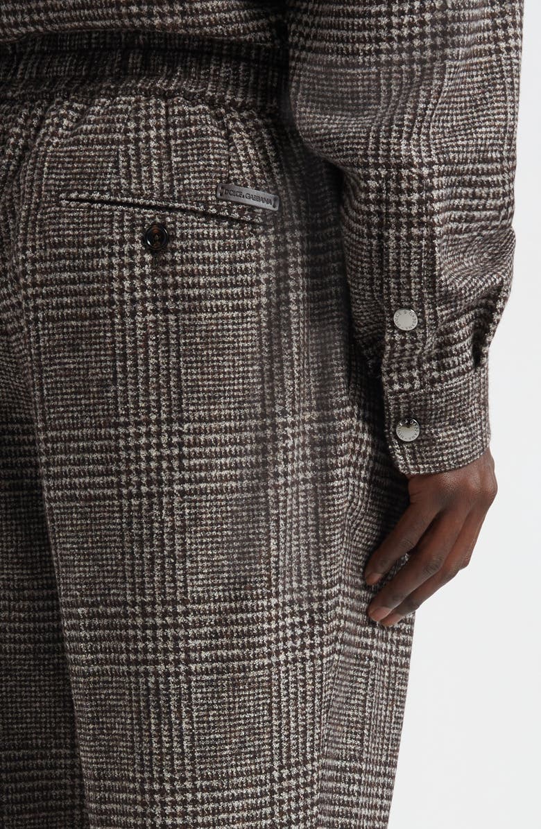 Dolce&Gabbana Glen Plaid Wool & Alpaca Blend Pants, Alternate, color, Quadri-Check-Tartan