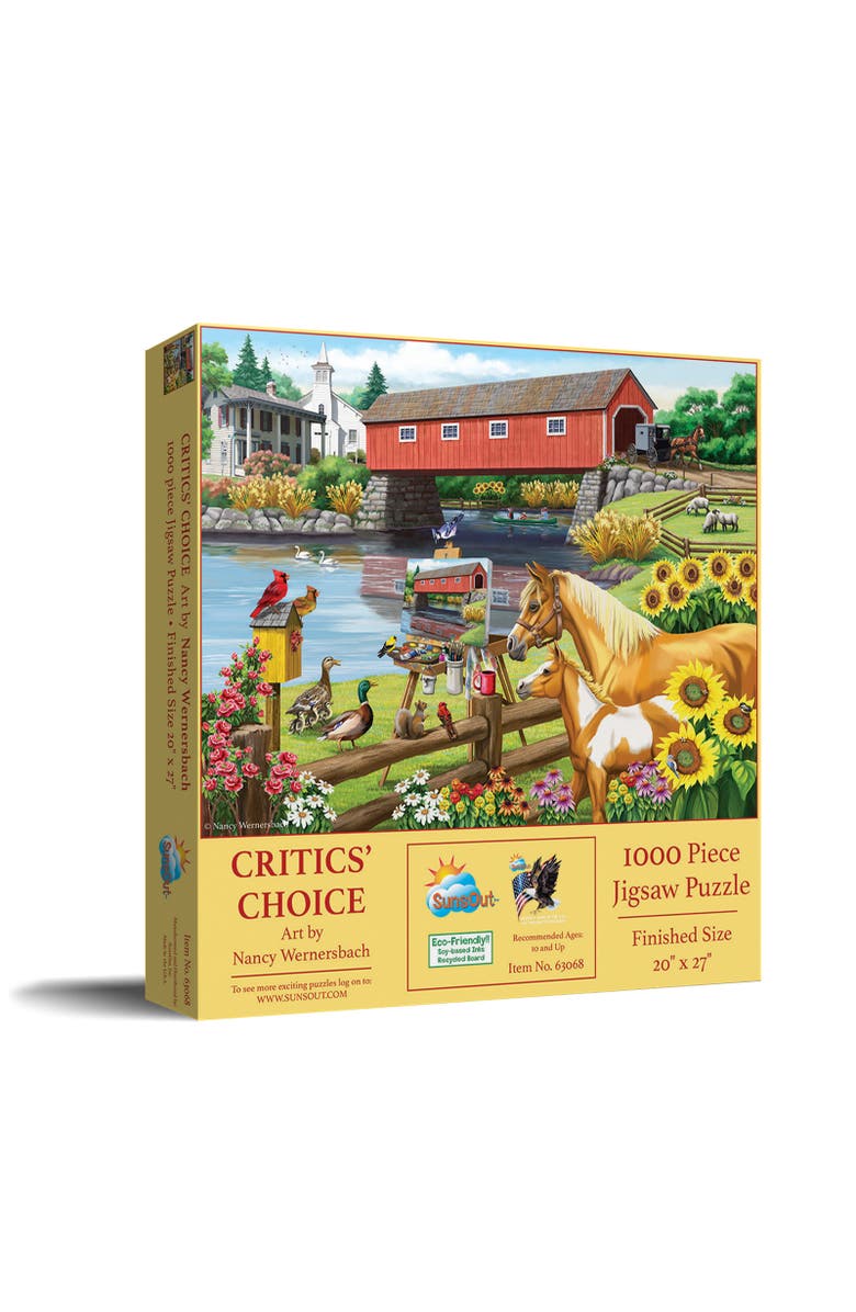 Sunsout Critics' Choice 1000 piece Jigsaw Puzzle for Adults, Main, color, Multicolor