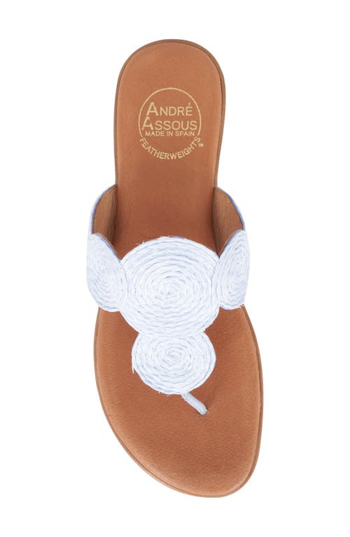 Andre Assous André Assous Nikky Featherweights™ Flip Flop In Ice Blue