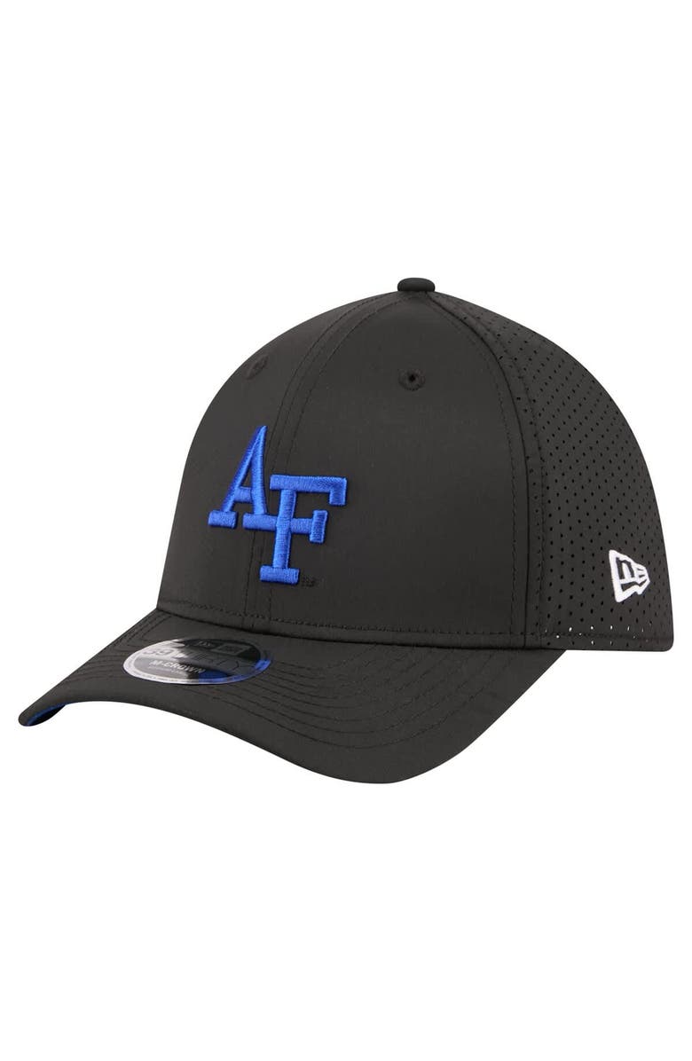 New Era Men's New Era Black Air Force Falcons 39THIRTY M-Crown Flex Fit Hat, Alternate, color, Black