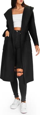 Belle & Bloom Runaway Wool Blend Robe Coat