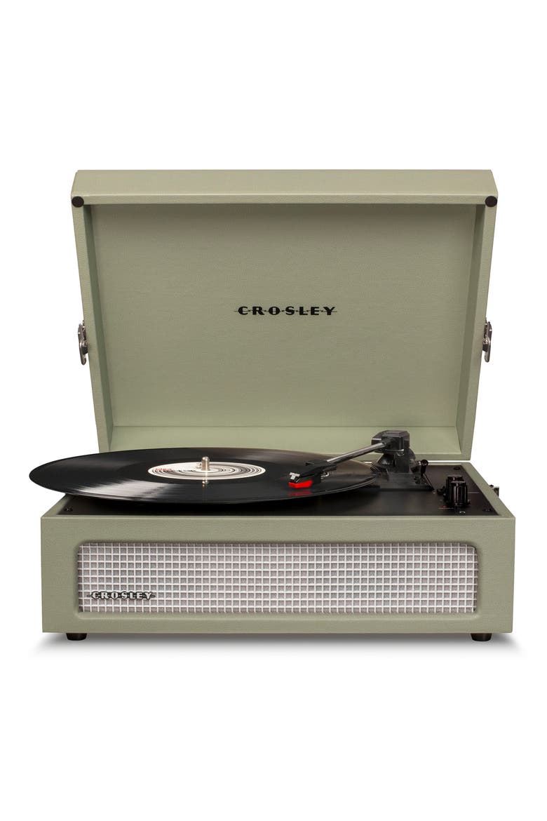 Voyager Record Player, Main, color, GREEN
