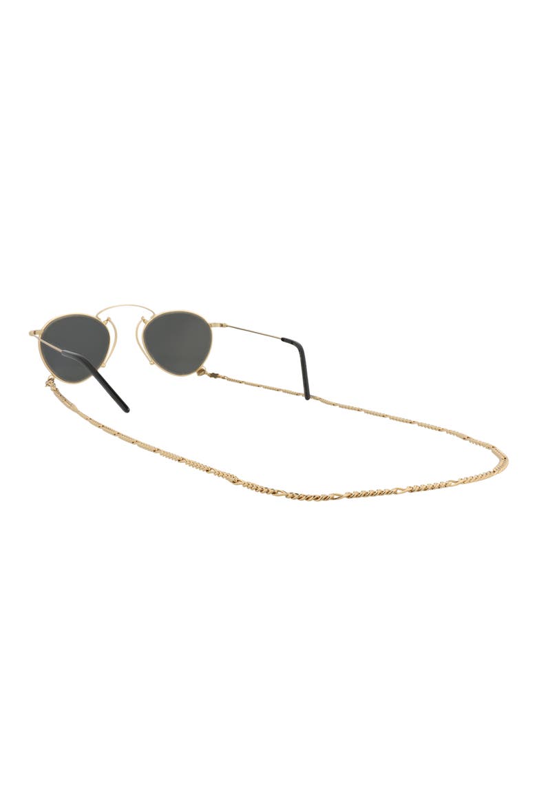 Novelty 48mm Round Sunglasses, Alternate, color, GOLD GOLD GREY