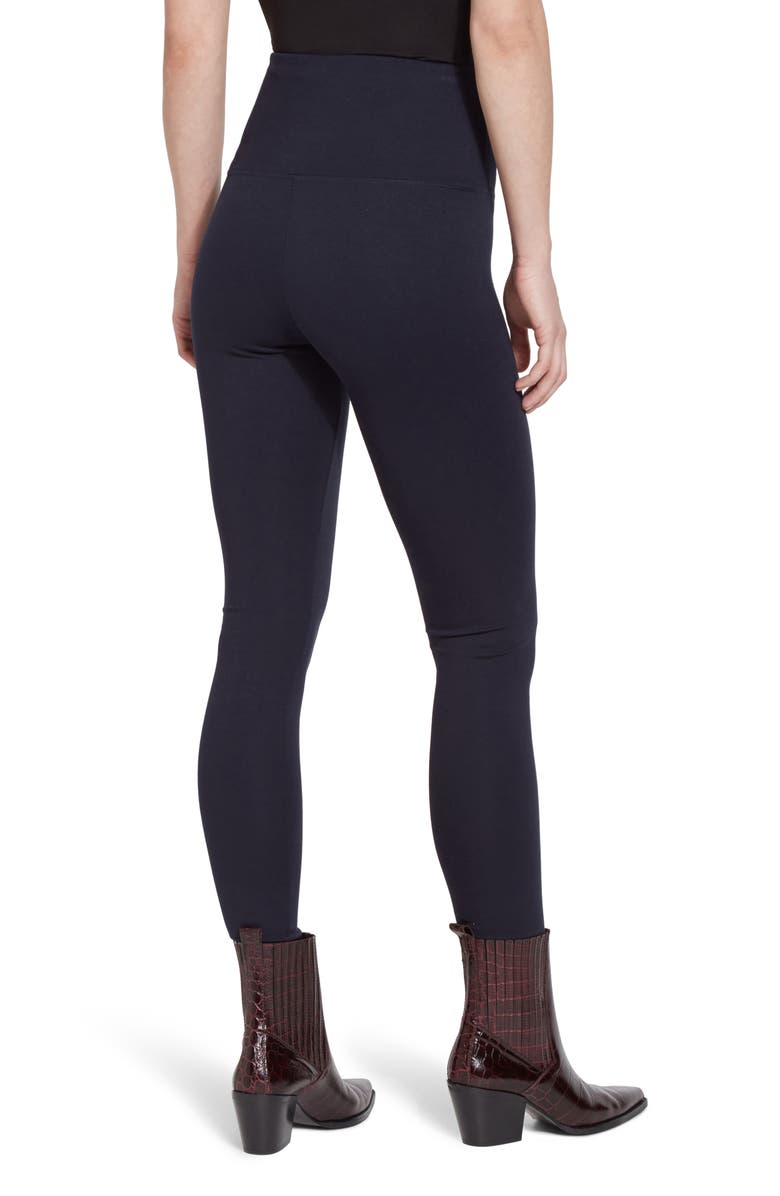 Lysse 'Lyssentials Center Seam Ponte Leggings, Alternate, color, Midnight