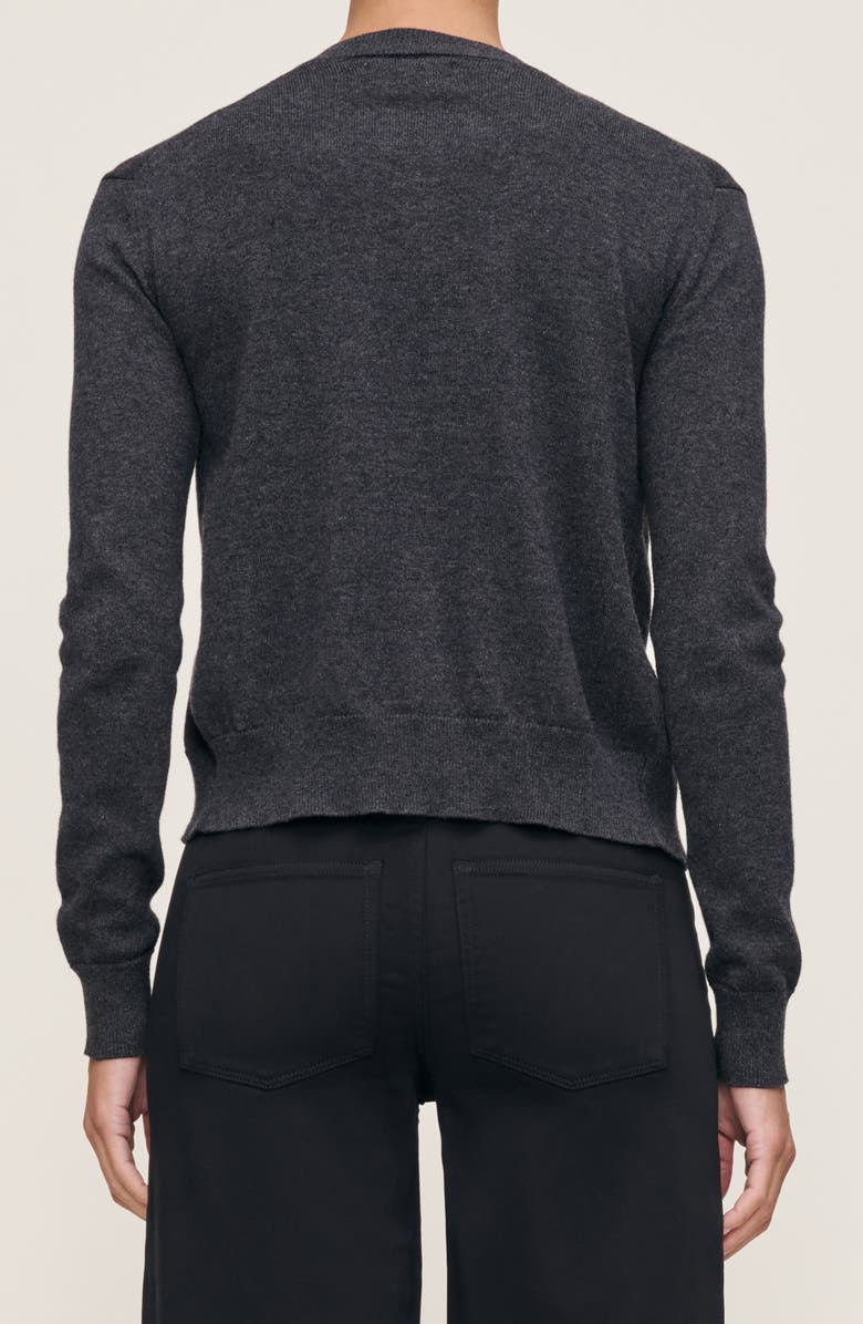 DL1961 Brinn Cotton & Cashmere Cardigan, Alternate, color, Charcoal Grey