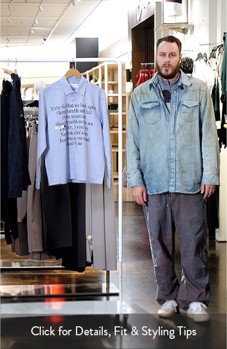 Riverton Long Sleeve Cotton Button-Up Shirt, sales video thumbnail