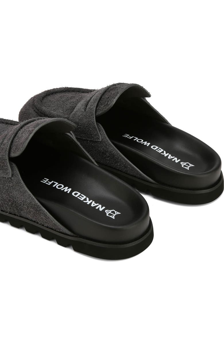 Naked Wolfe Cord Dark Grey Hairy Suede, Alternate, color, Dark Grey
