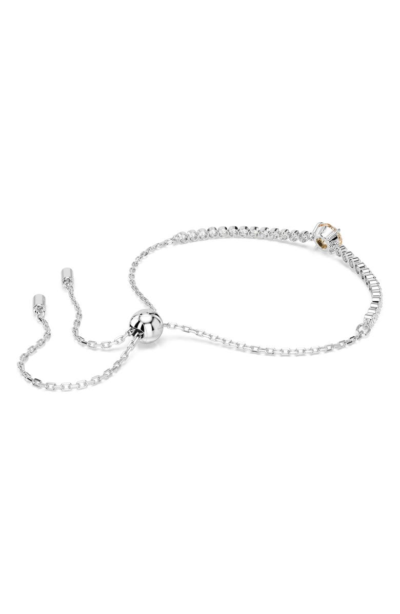 Swarovski Matrix Crystal Slider Bracelet, Alternate, color, Yellow