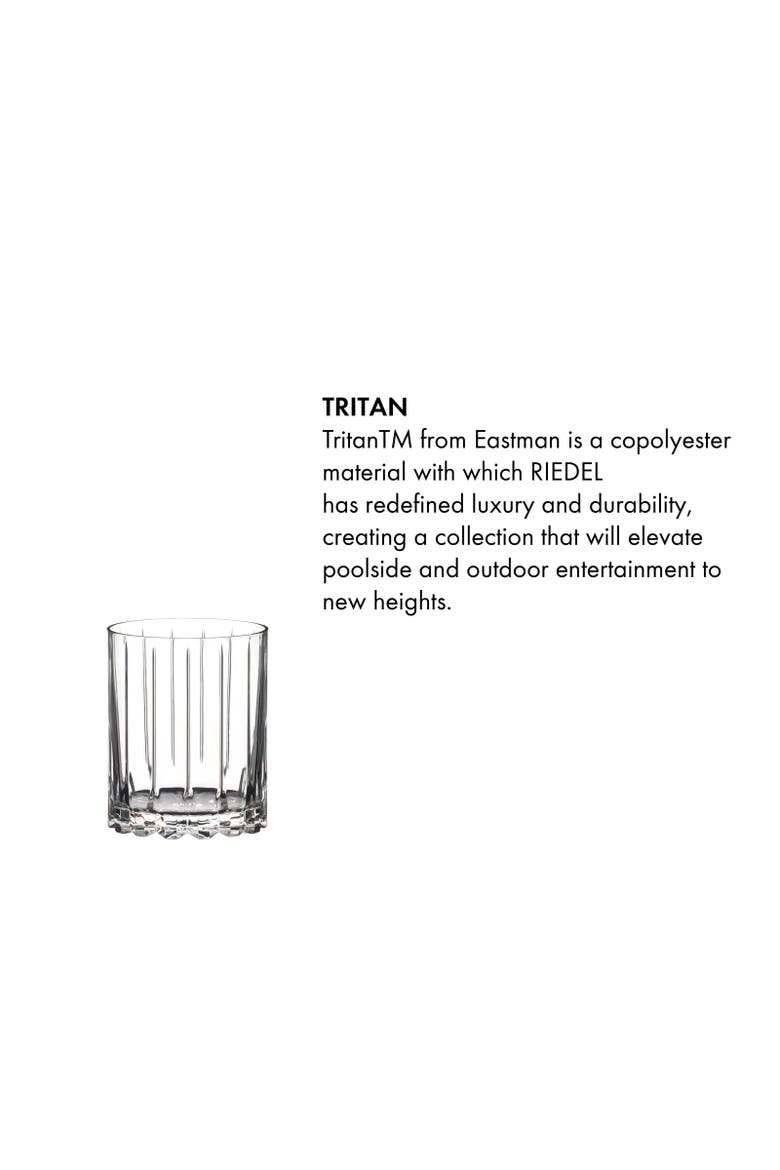 Resort Double Rocks Glass, Set of 2, Alternate, color, Clear