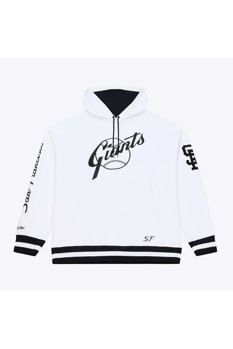 Men's Mitchell & Ness  White San Francisco Giants Cooperstown Collection Fleece Hoodie, Main, color, White