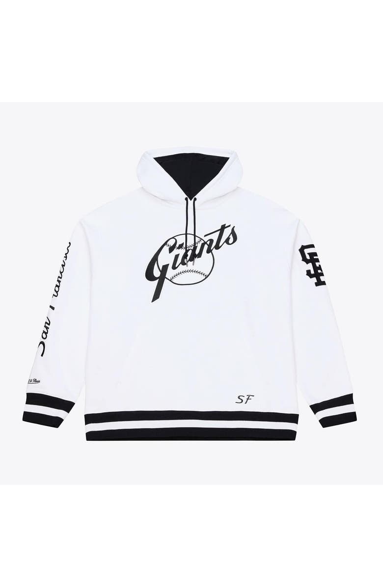 Mitchell & Ness Men's Mitchell & Ness  White San Francisco Giants Cooperstown Collection Fleece Hoodie, Main, color, White