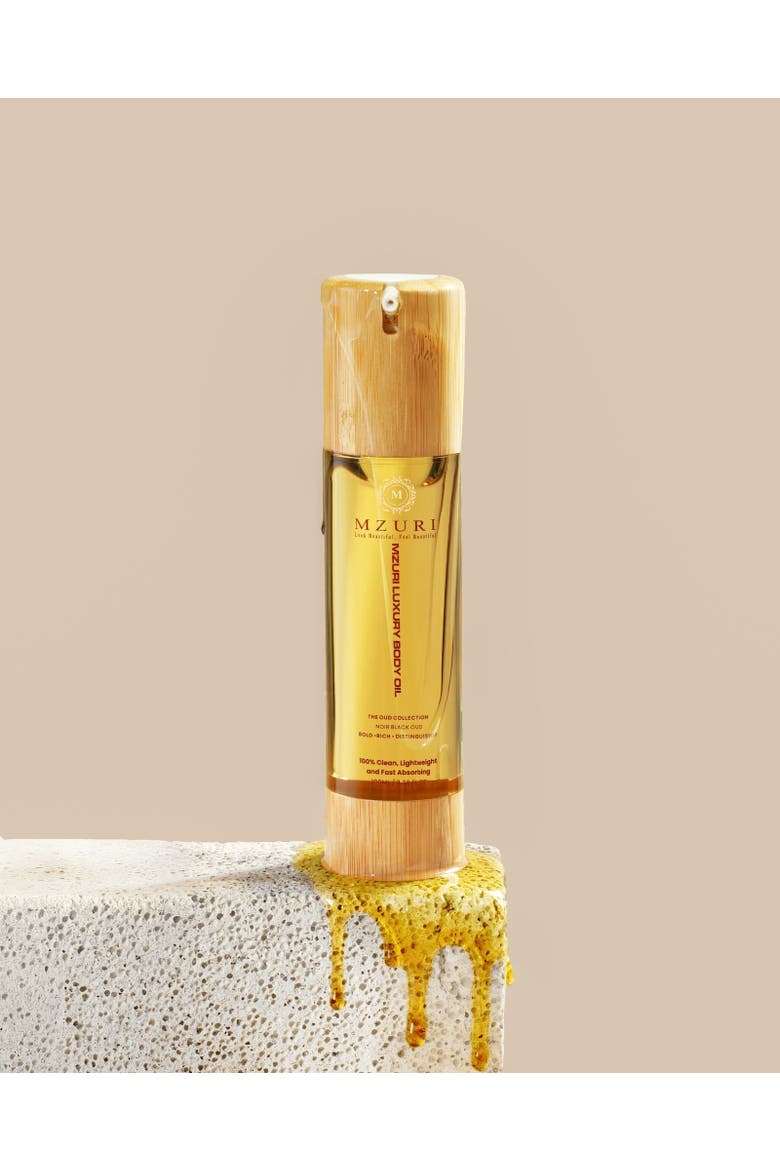 Mzuri Luxury Body Oil, Alternate, color, Clear Yellow