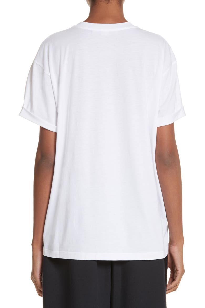 Ministar Logo Cotton Tee, Alternate, color, PURE WHITE