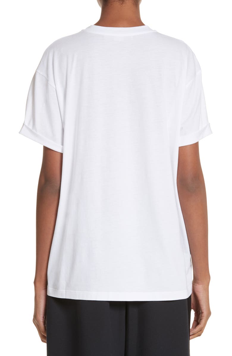 Stella McCartney Ministar Logo Cotton Tee, Alternate, color, 