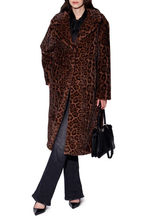 Pacey Faux Fur Midi Coat