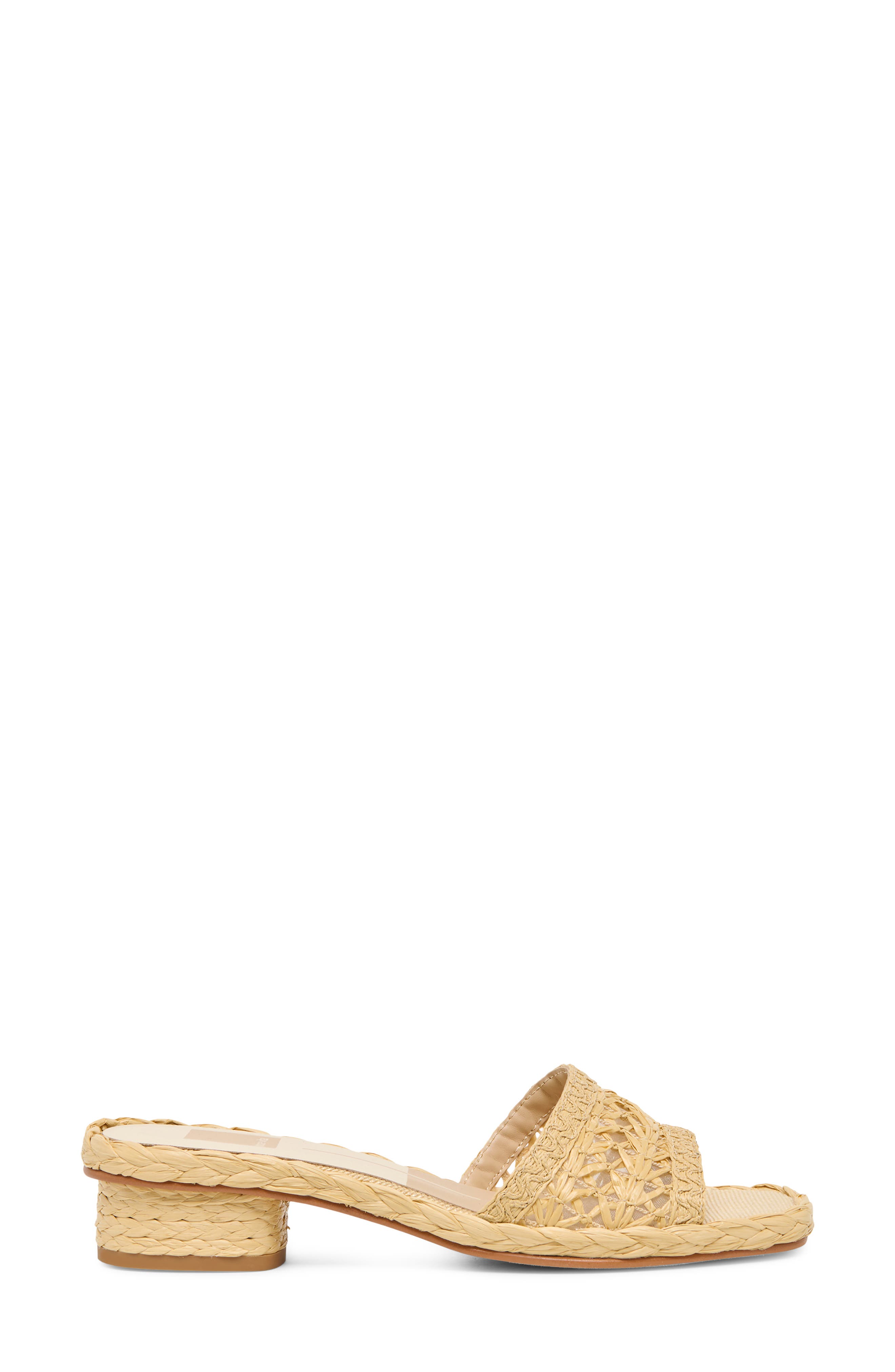 Dixi Slide Sandal, Alternate, color, LIGHT NATURAL RAFFIA