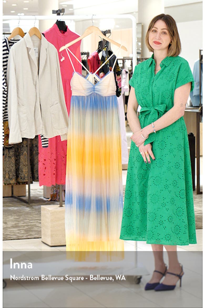 Aja Ombré Stripe Maxi Dress video