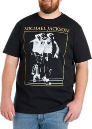 True Nation by DXL Big & Tall Michael Jackson Graphic T-Shirt