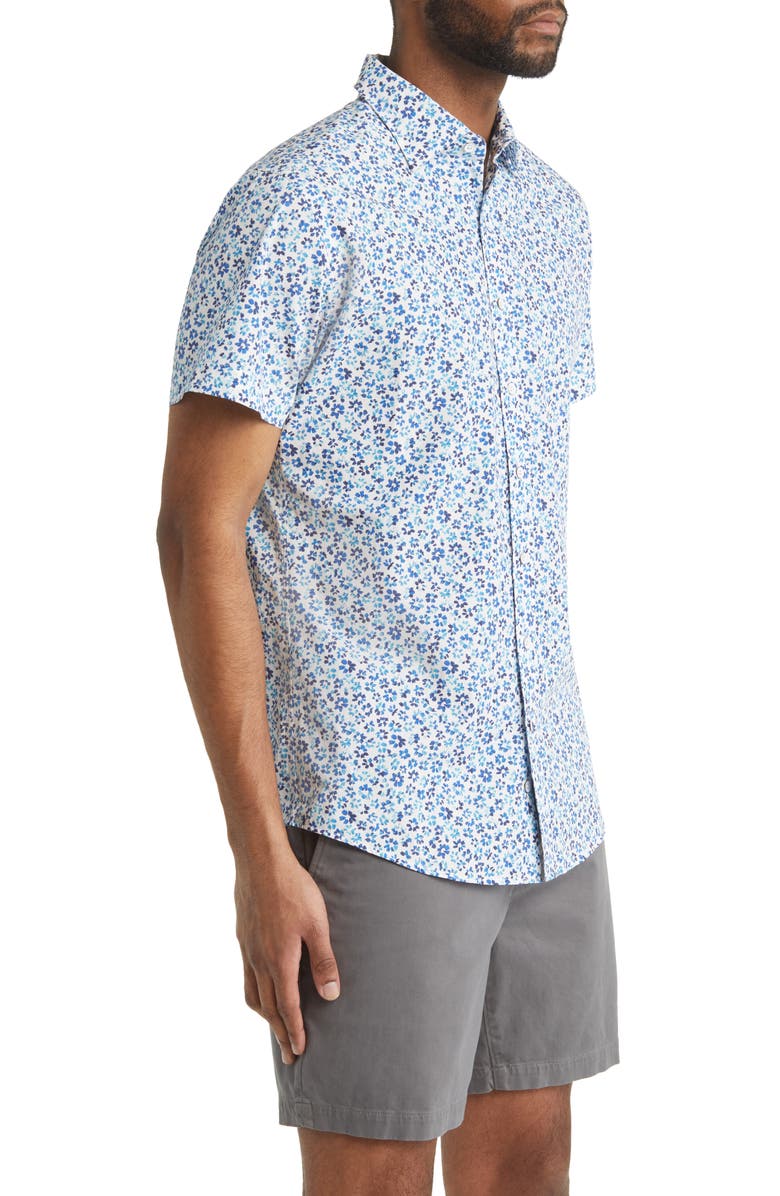 Rodd & Gunn Upper Junction Floral Short Sleeve Button-Up Shirt, Alternate, color,