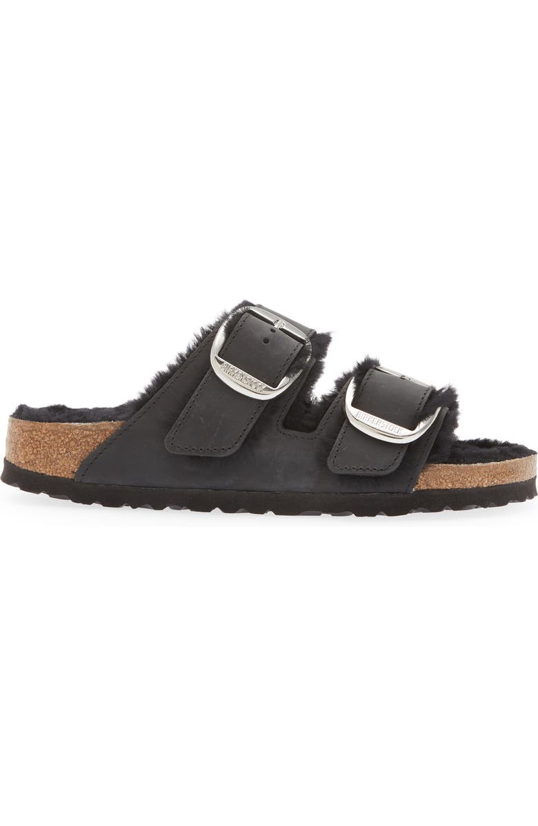 Birkenstock Arizona Big Buckle Genuine Shearling Lined Sandal, Alternate, color,