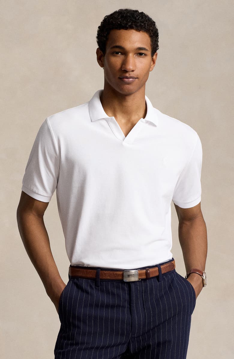 Polo Ralph Lauren Stretch Cotton Piqué Polo, Alternate, color, 