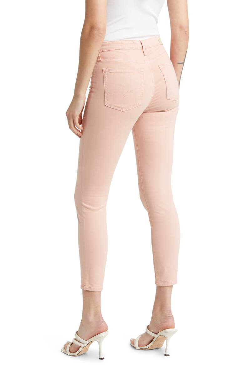The Prima Mid Rise Crop Cigarette Jeans, Alternate, color, SULFUR BLUSH PARADISE