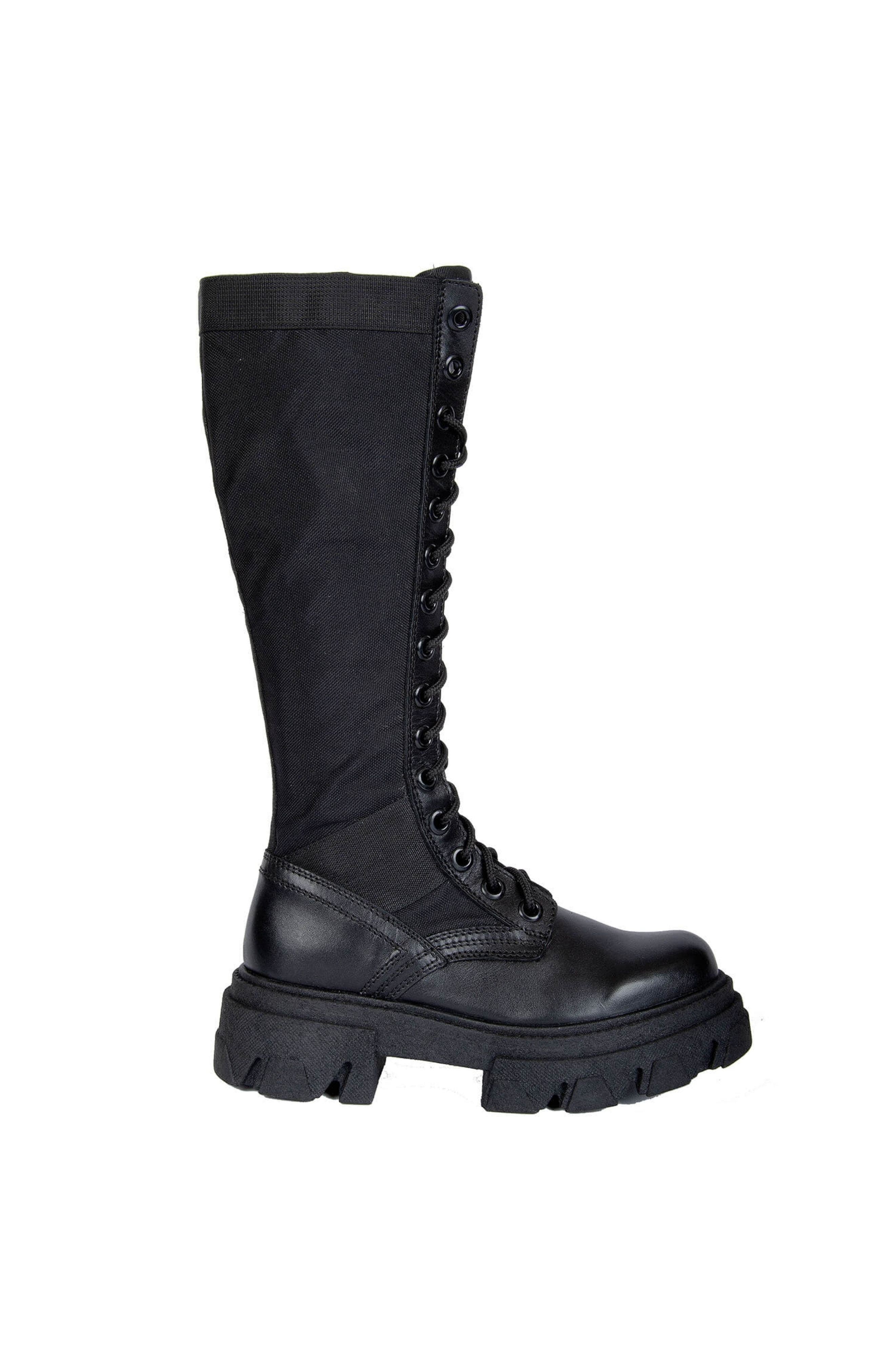 URBNKICKS Tall Jungle Boots, Alternate, color, Black