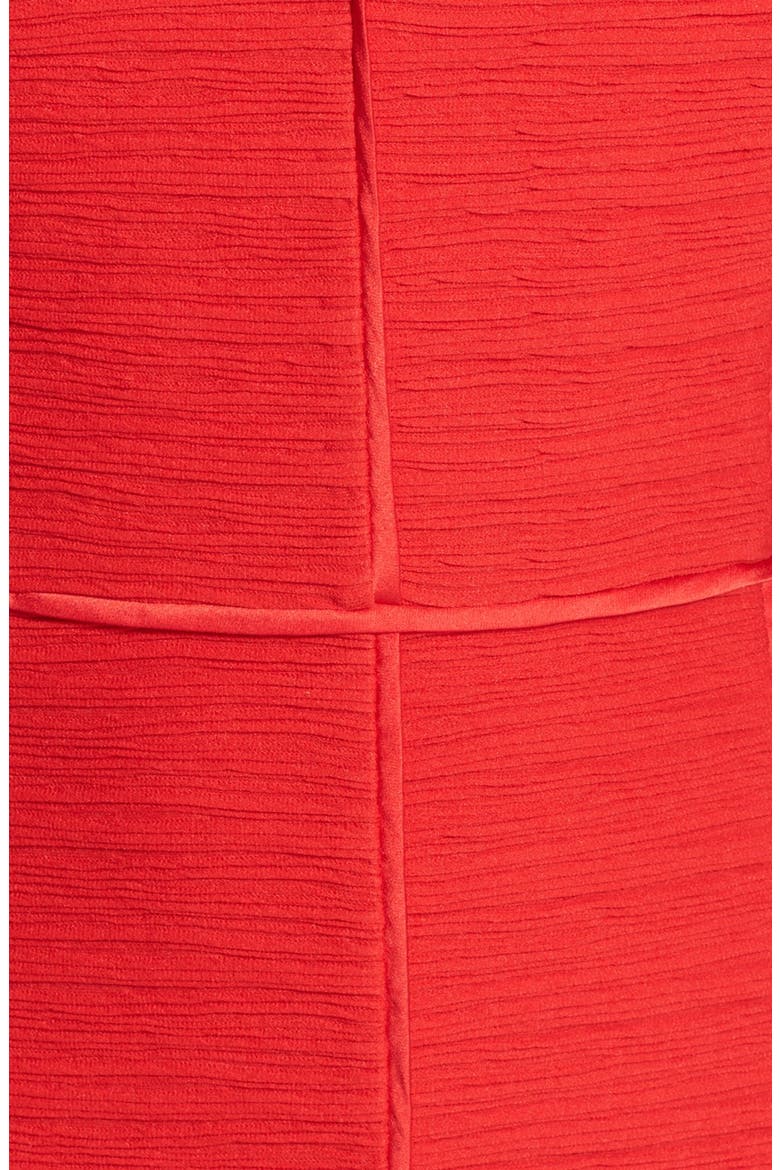 Colorblock Ribbed Sheath Dress, Alternate, color, RED WINE