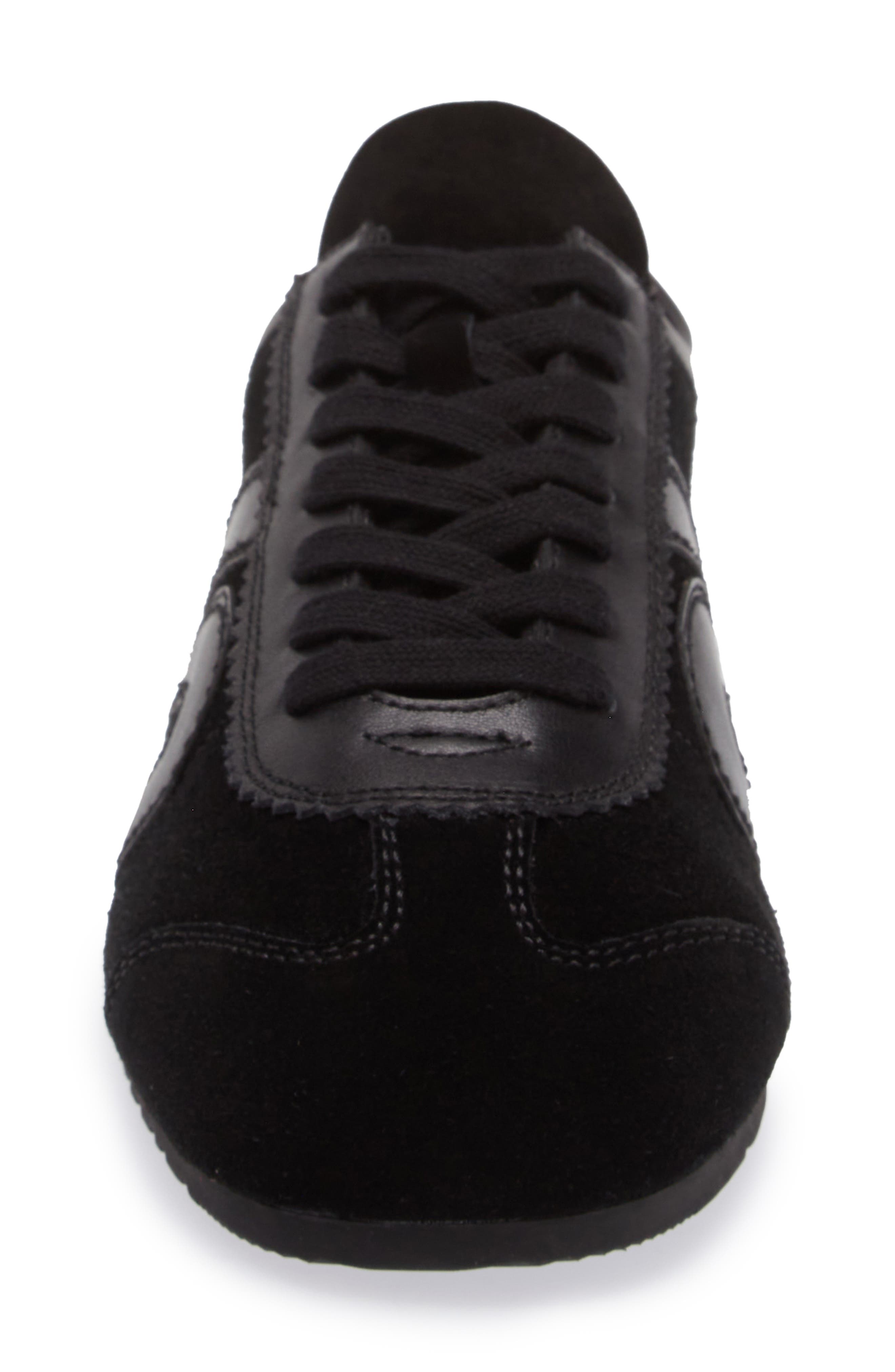 Jeffrey Campbell Aleta Sneaker, Alternate, color, Black Suede Combo