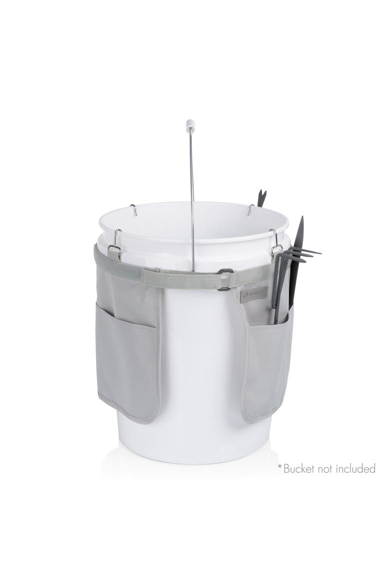 Garden Bucket Tool Organizer, Alternate, color, Fog Gray
