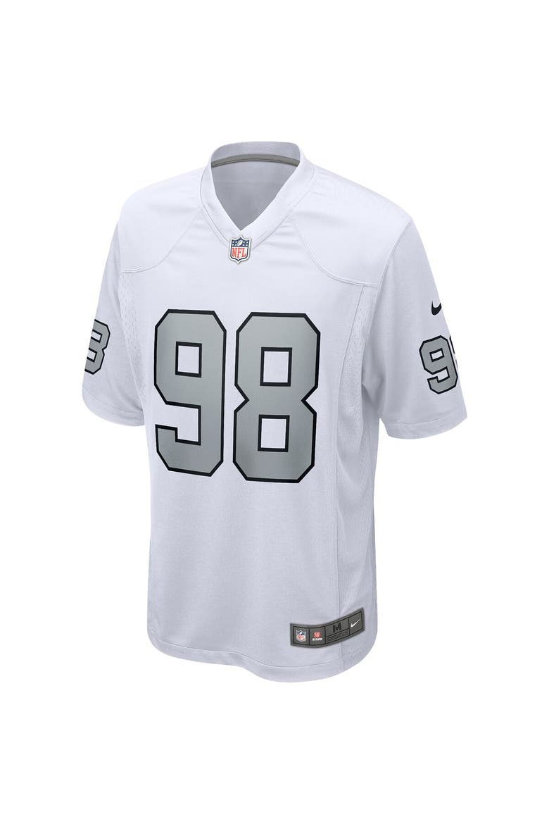 Men's Nike Maxx Crosby White Las Vegas Raiders Alternate Game Jersey, Alternate, color, White