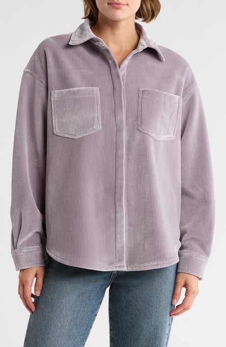 ELIE ELIE TAHARI Corduroy Shirt Jacket