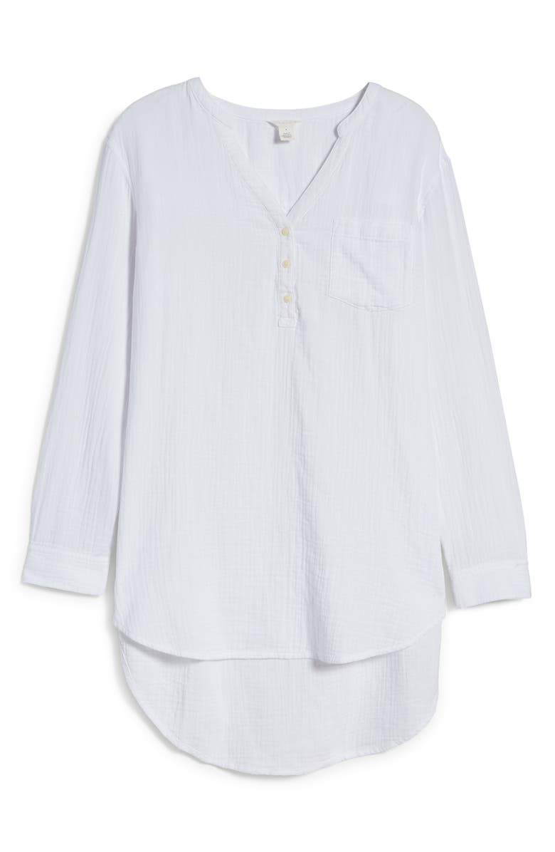 Caslon<sup>®</sup> Women's Long Sleeve High/Low Tunic, Alternate, color,