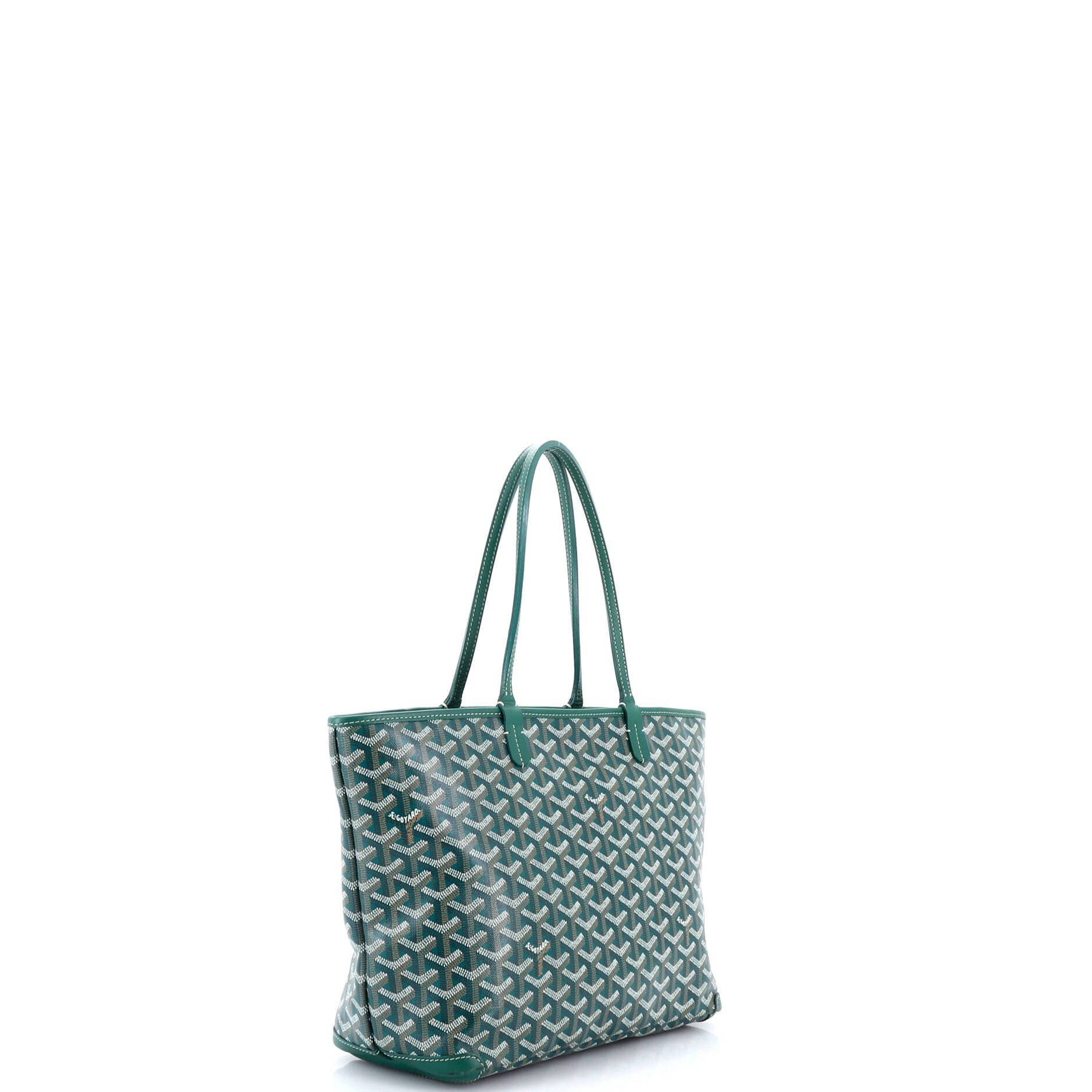 Pre-Owned Goyard Artois Tote Coated Canvas PM, Alternate, color, Green