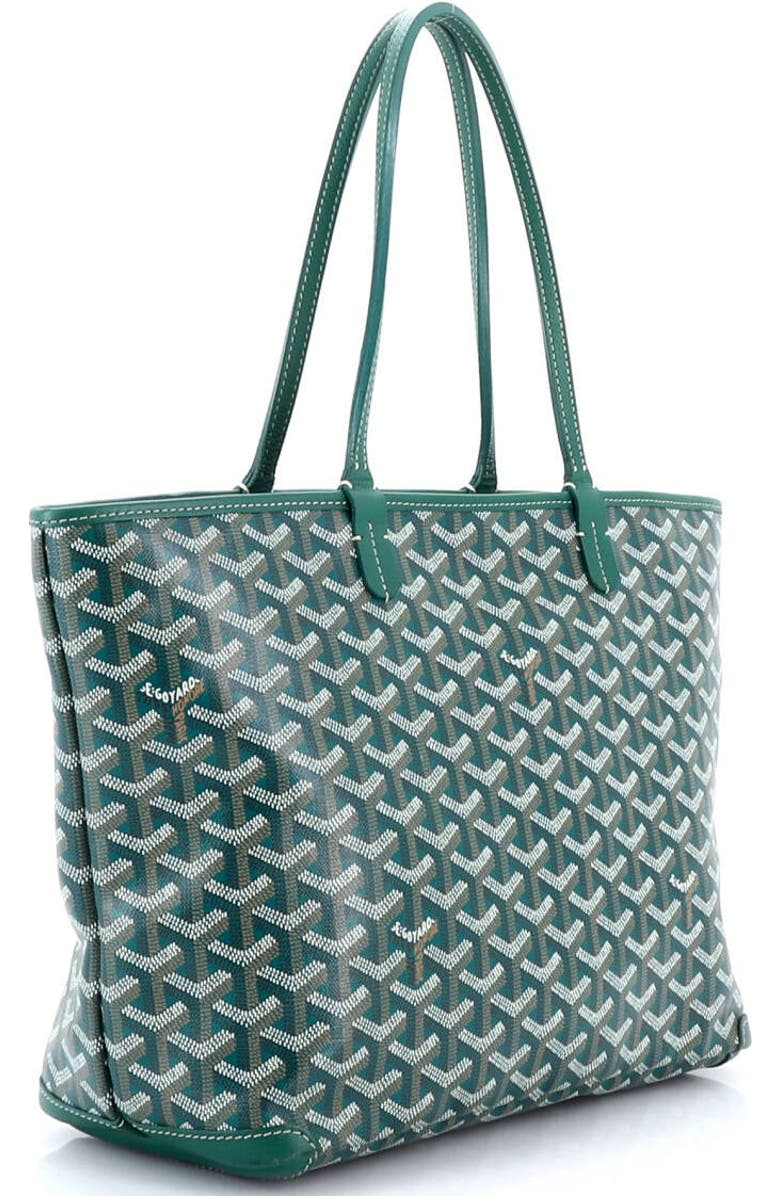 Pre-Owned Goyard Artois Tote Coated Canvas PM, Alternate, color, Green
