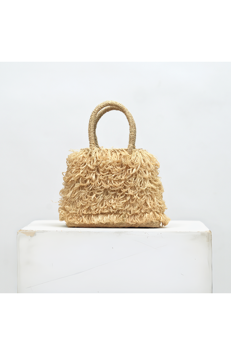 indego africa Limited Edition Kellyrwanda Bag, Main, color, Natural