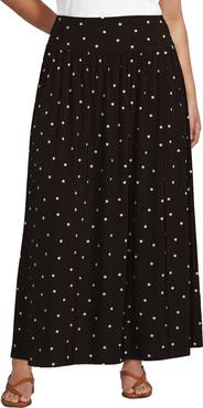 Lands' End Silky Knit Maxi Skirt