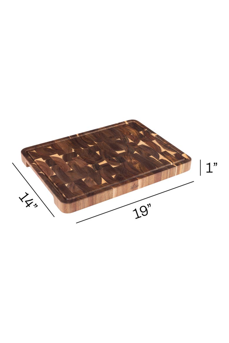 Acacia Wood Cutting Board, Alternate, color, ACACIA